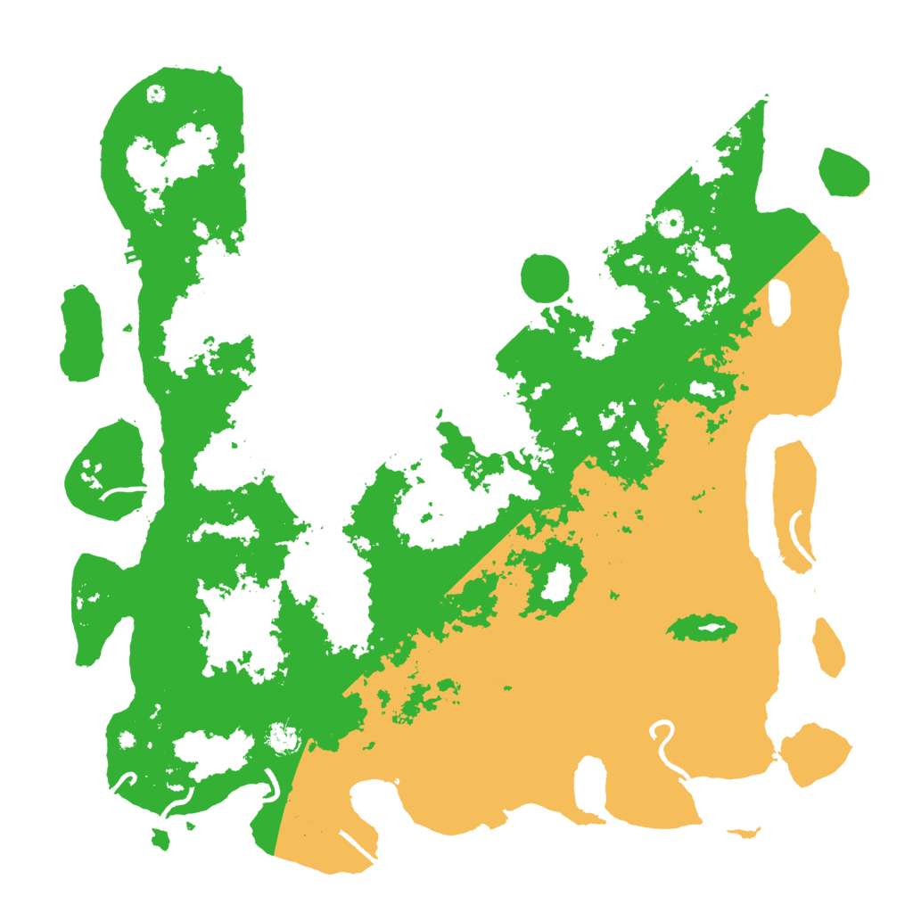 Biome Rust Map: Procedural Map, Size: 5000, Seed: 424731066