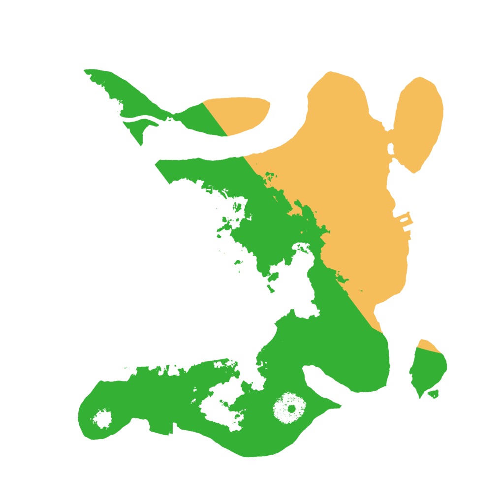 Biome Rust Map: Procedural Map, Size: 2500, Seed: 380209676