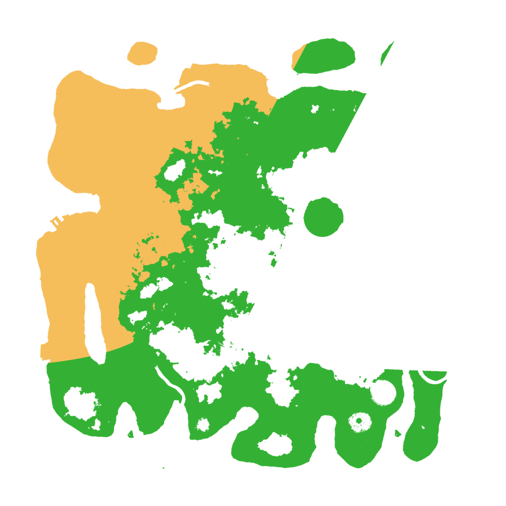 Biome Rust Map: Procedural Map, Size: 3600, Seed: 5555