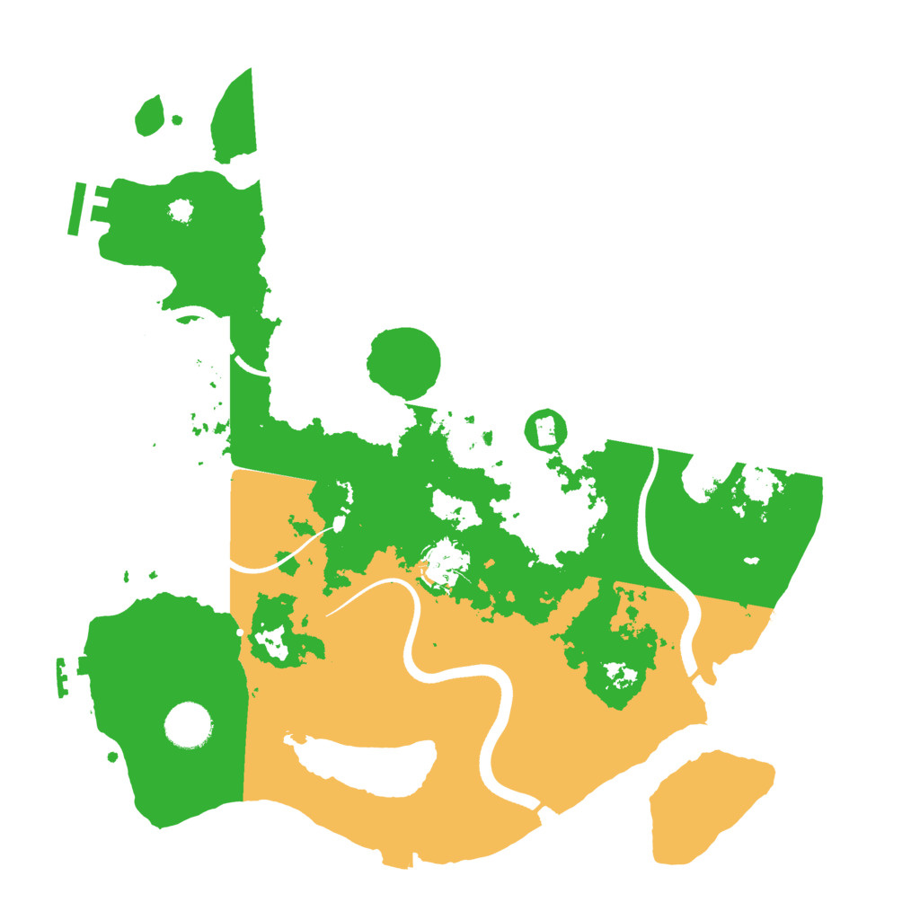 Biome Rust Map: Procedural Map, Size: 3500, Seed: 982578245