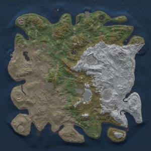 Thumbnail Rust Map: Procedural Map, Size: 4250, Seed: 12633184, 19 Monuments