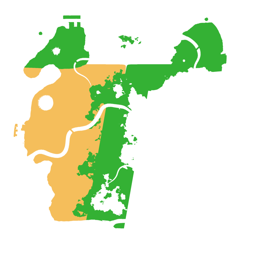 Biome Rust Map: Procedural Map, Size: 3000, Seed: 55807450
