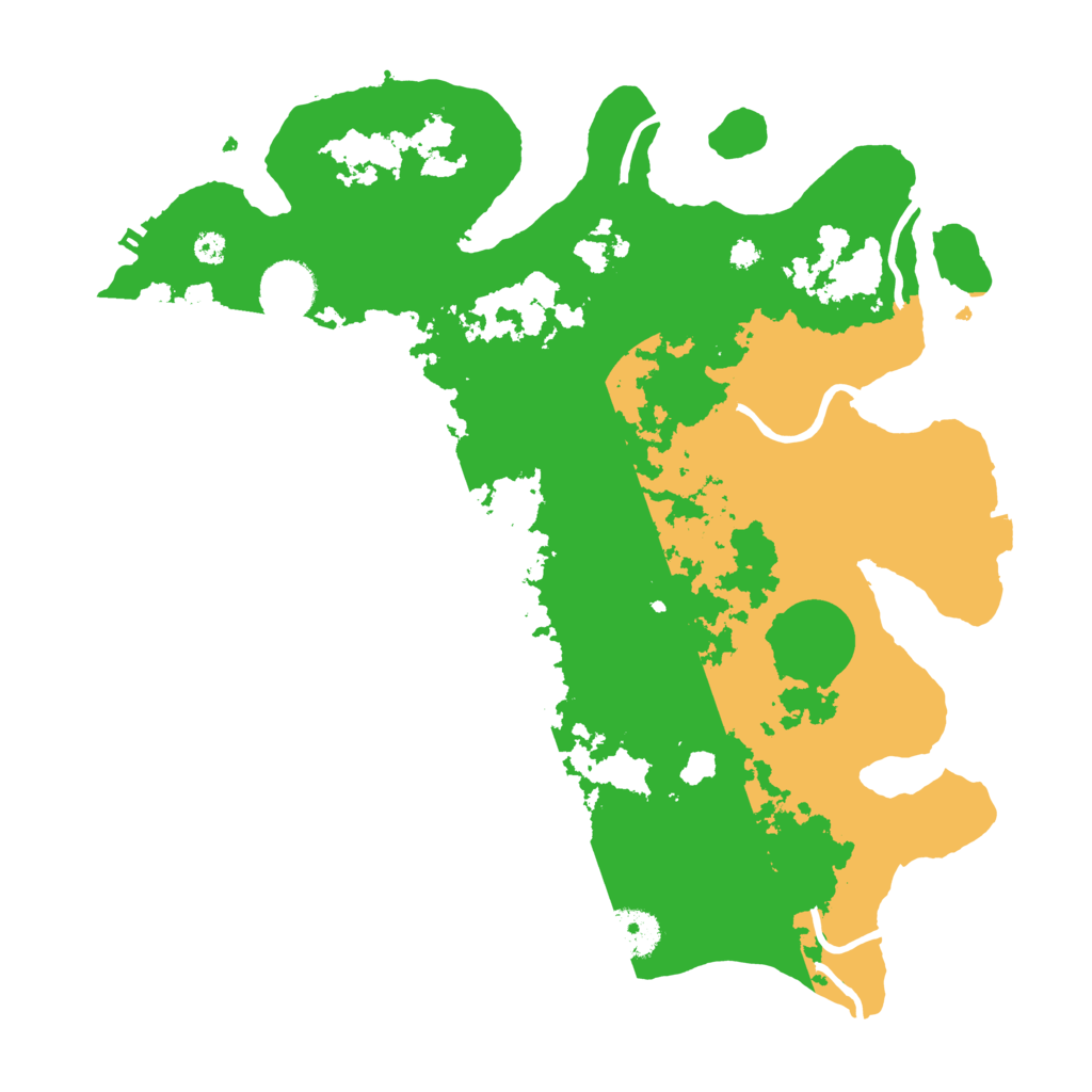 Biome Rust Map: Procedural Map, Size: 3500, Seed: 1598577469