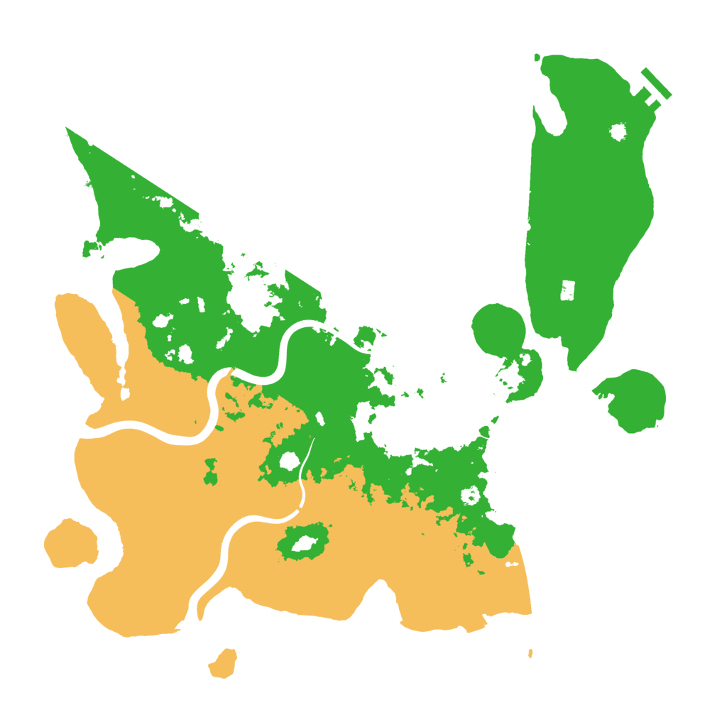 Biome Rust Map: Procedural Map, Size: 3850, Seed: 3162
