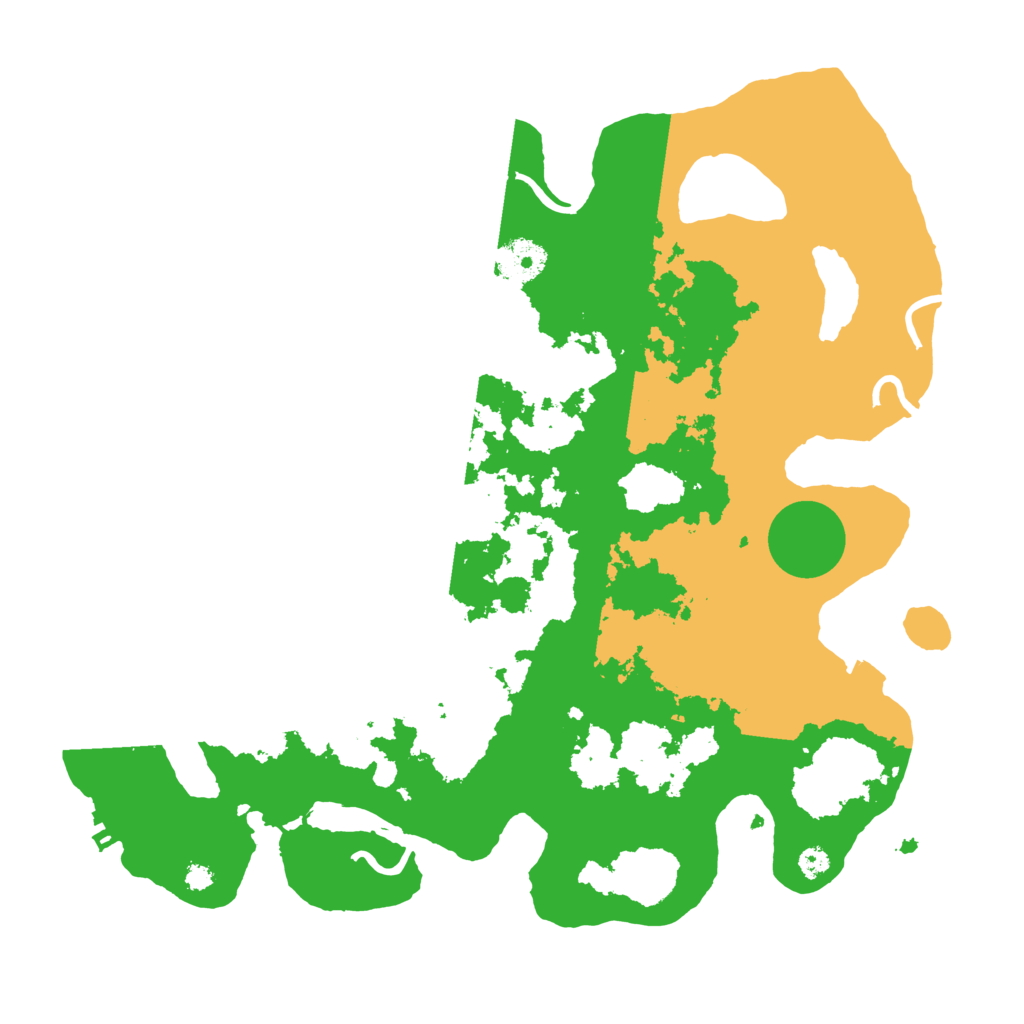 Biome Rust Map: Procedural Map, Size: 3500, Seed: 1238058467