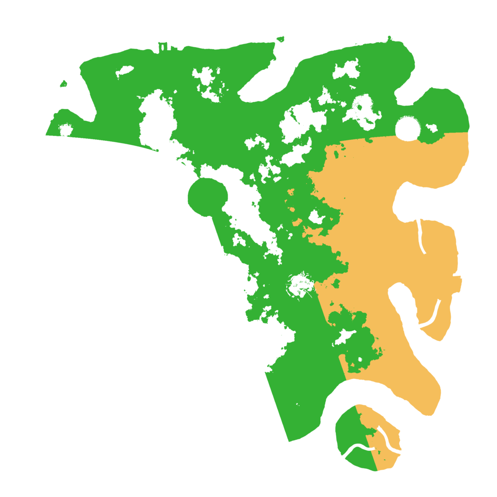 Biome Rust Map: Procedural Map, Size: 3500, Seed: 585329690