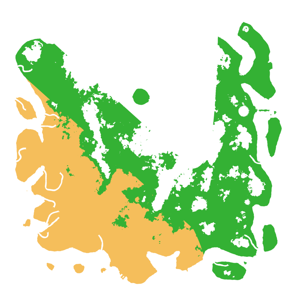 Biome Rust Map: Procedural Map, Size: 5000, Seed: 50334520