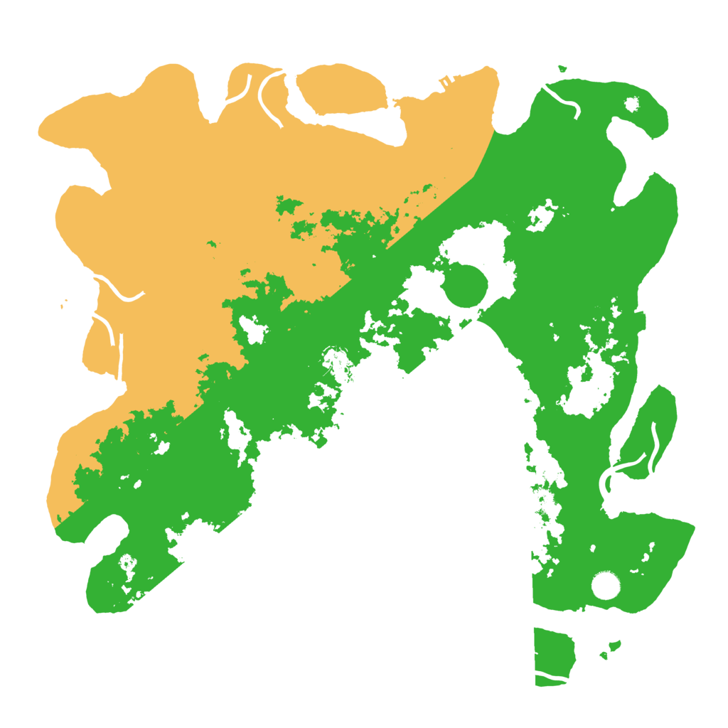 Biome Rust Map: Procedural Map, Size: 4500, Seed: 685200191