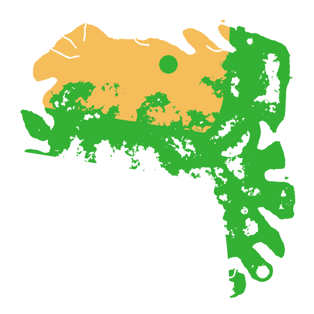 Biome Rust Map: Procedural Map, Size: 4500, Seed: 374410951