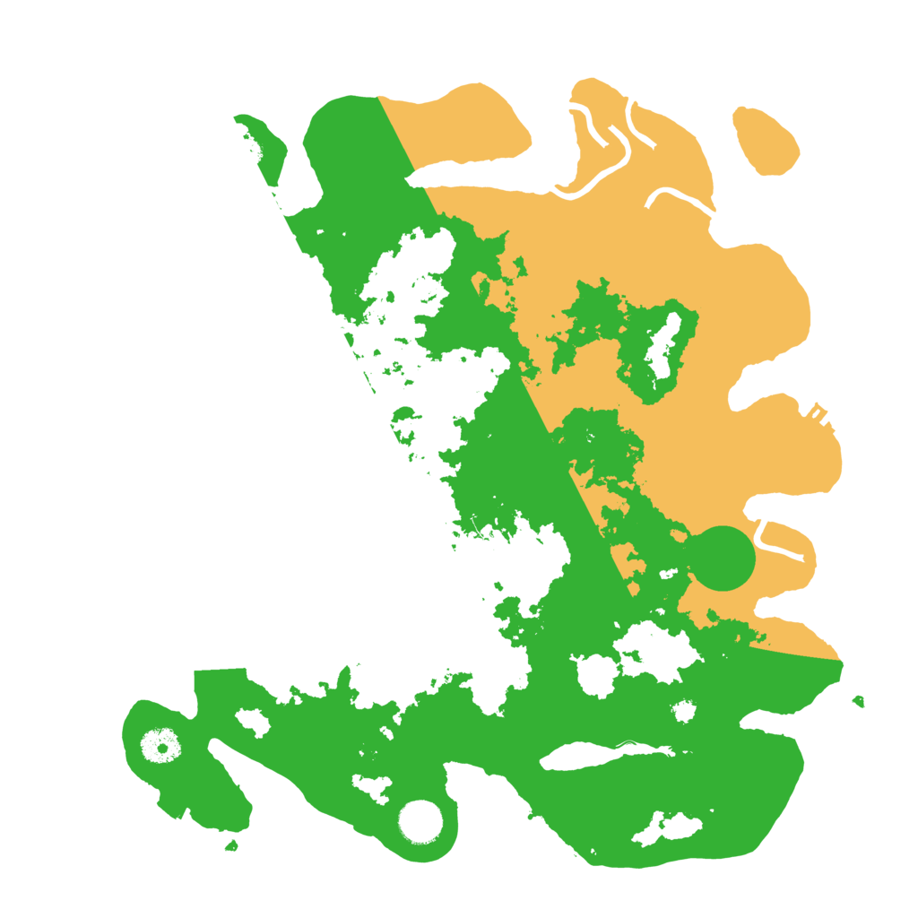 Biome Rust Map: Procedural Map, Size: 3700, Seed: 703715635