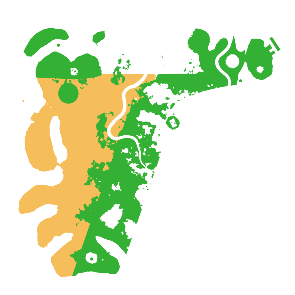 Biome Rust Map: Procedural Map, Size: 3850, Seed: 1440