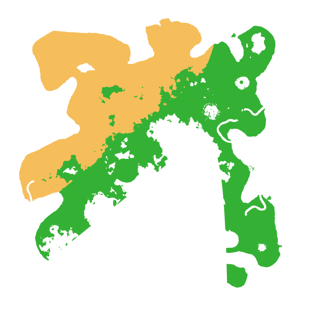 Biome Rust Map: Procedural Map, Size: 3500, Seed: 1490718240