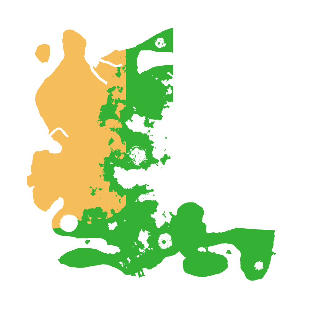 Biome Rust Map: Procedural Map, Size: 3200, Seed: 69696