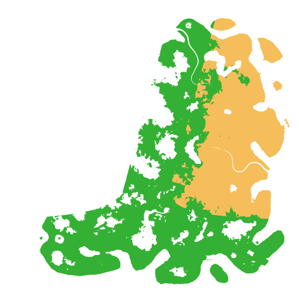 Biome Rust Map: Procedural Map, Size: 5000, Seed: 256314