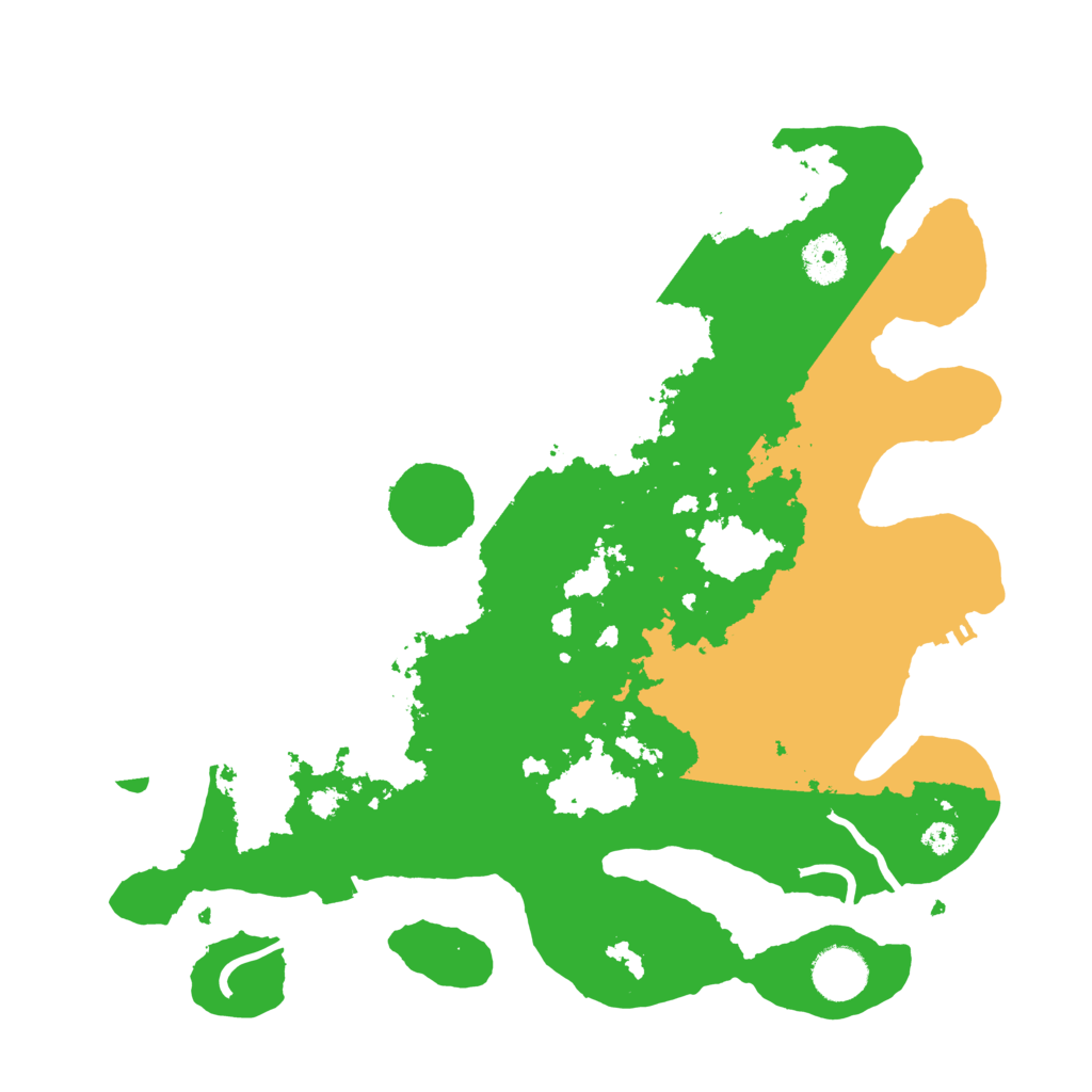 Biome Rust Map: Procedural Map, Size: 3500, Seed: 710588598