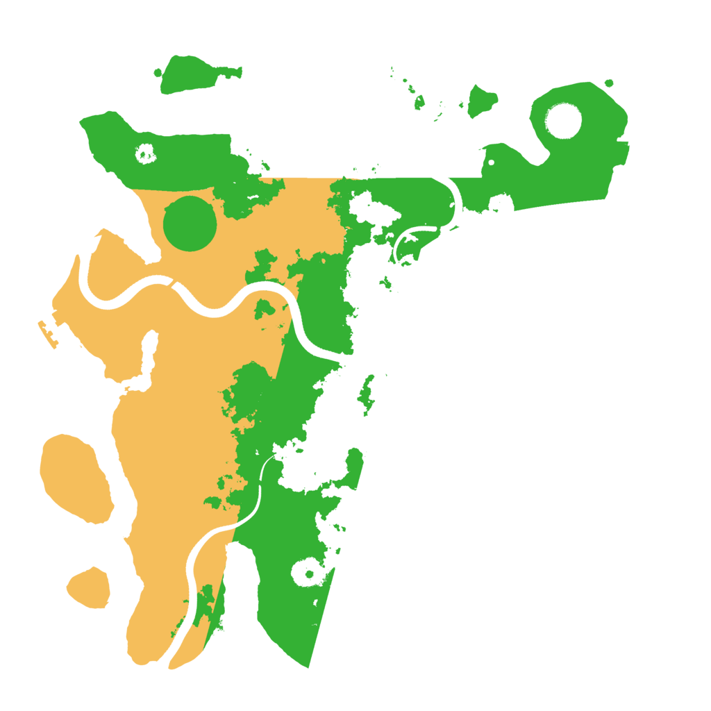 Biome Rust Map: Procedural Map, Size: 3500, Seed: 1701989639