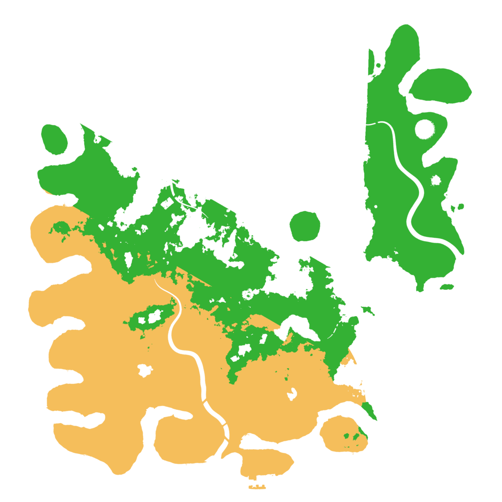 Biome Rust Map: Procedural Map, Size: 4500, Seed: 866059157