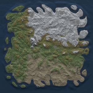 Thumbnail Rust Map: Procedural Map, Size: 6000, Seed: 229440549, 19 Monuments