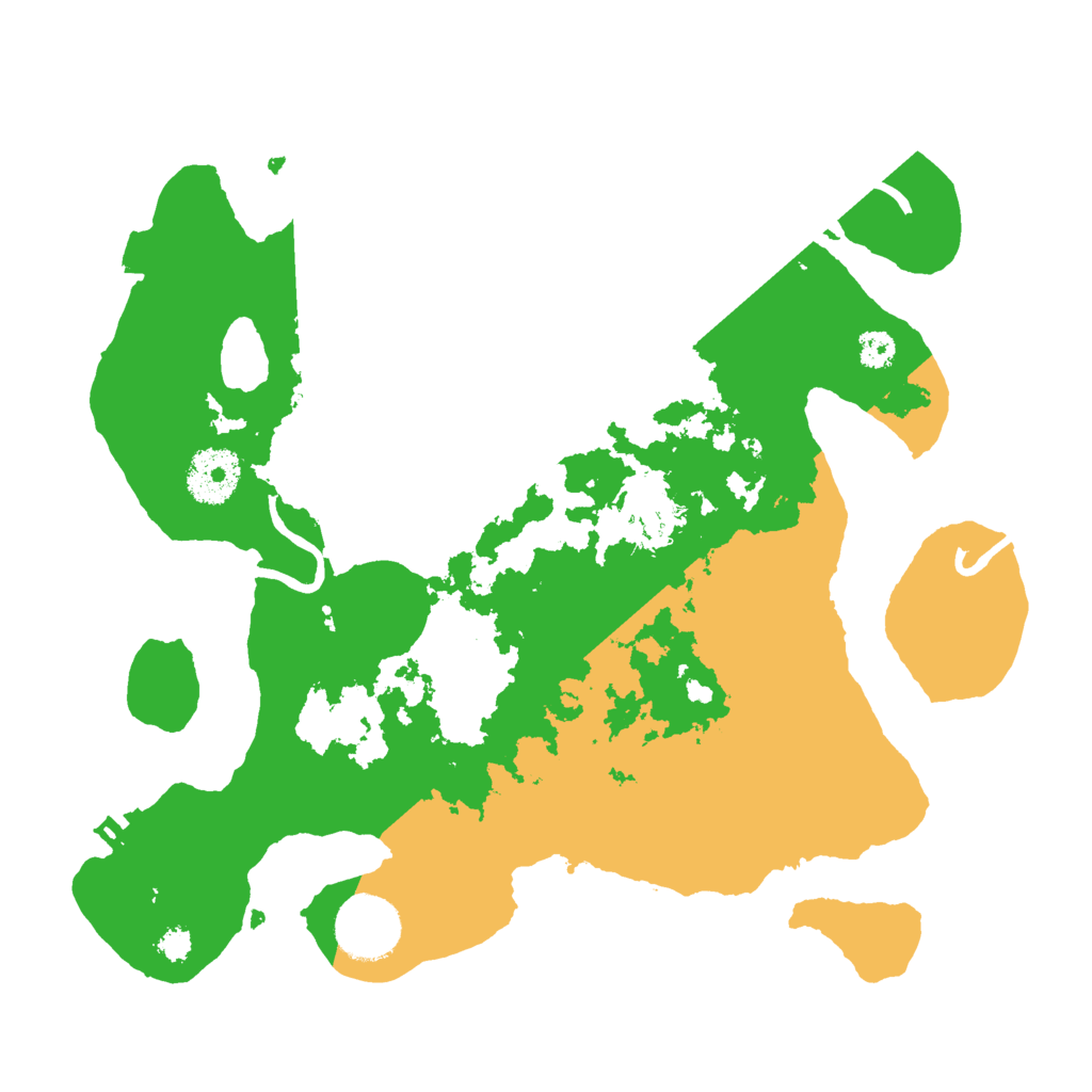 Biome Rust Map: Procedural Map, Size: 3000, Seed: 892576639