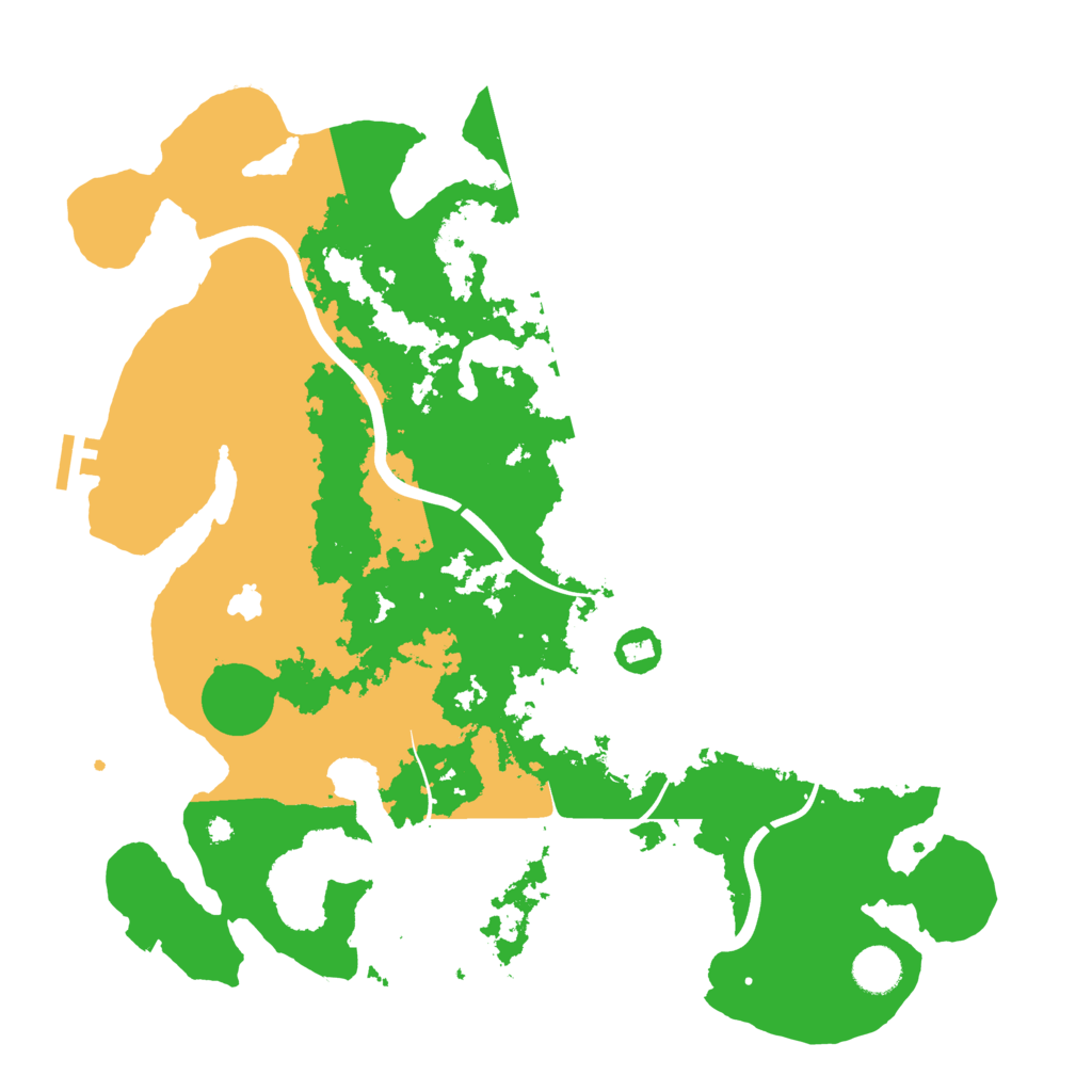 Biome Rust Map: Procedural Map, Size: 4000, Seed: 1543620078