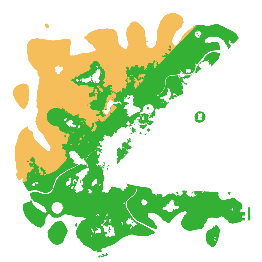 Biome Rust Map: Procedural Map, Size: 4050, Seed: 593108764