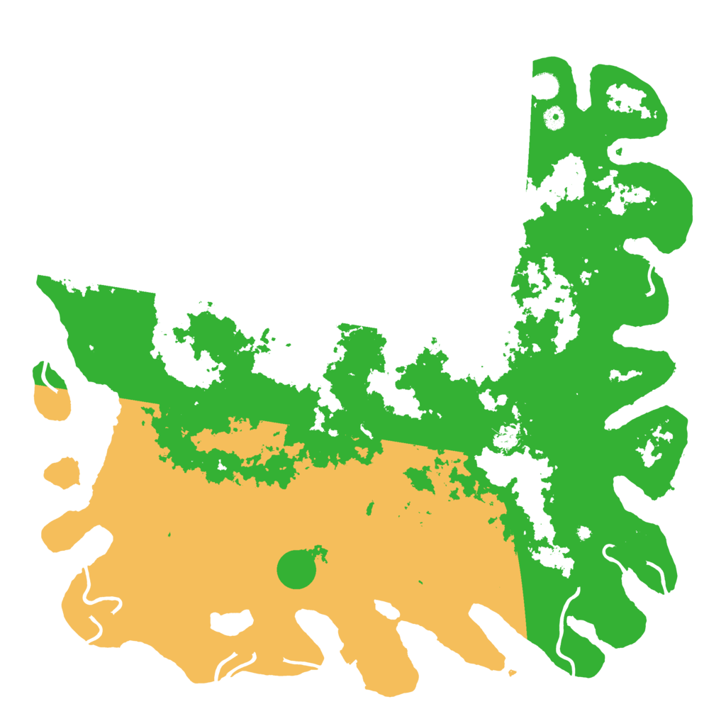 Biome Rust Map: Procedural Map, Size: 4900, Seed: 41