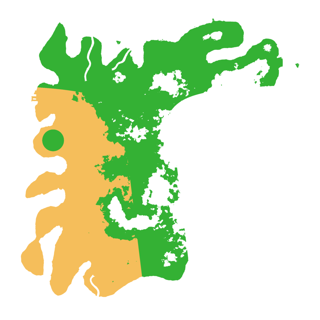 Biome Rust Map: Procedural Map, Size: 3900, Seed: 977462