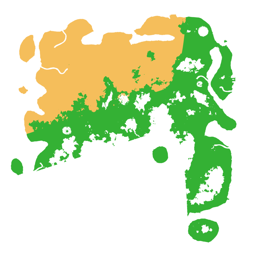 Biome Rust Map: Procedural Map, Size: 4500, Seed: 78433