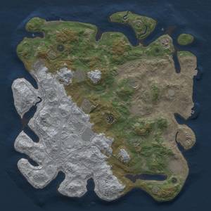 Thumbnail Rust Map: Procedural Map, Size: 4250, Seed: 2041272662, 19 Monuments