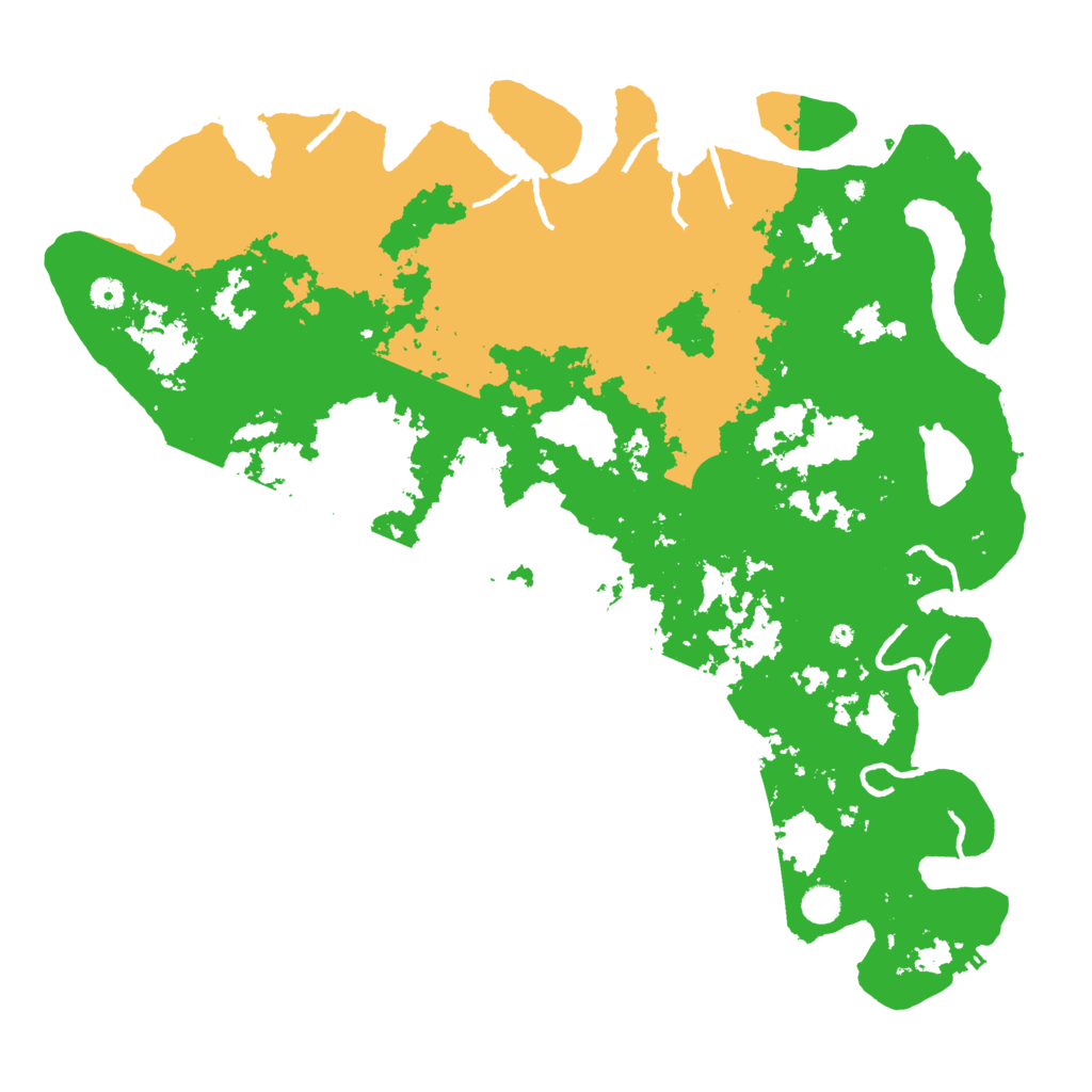 Biome Rust Map: Procedural Map, Size: 5000, Seed: 911