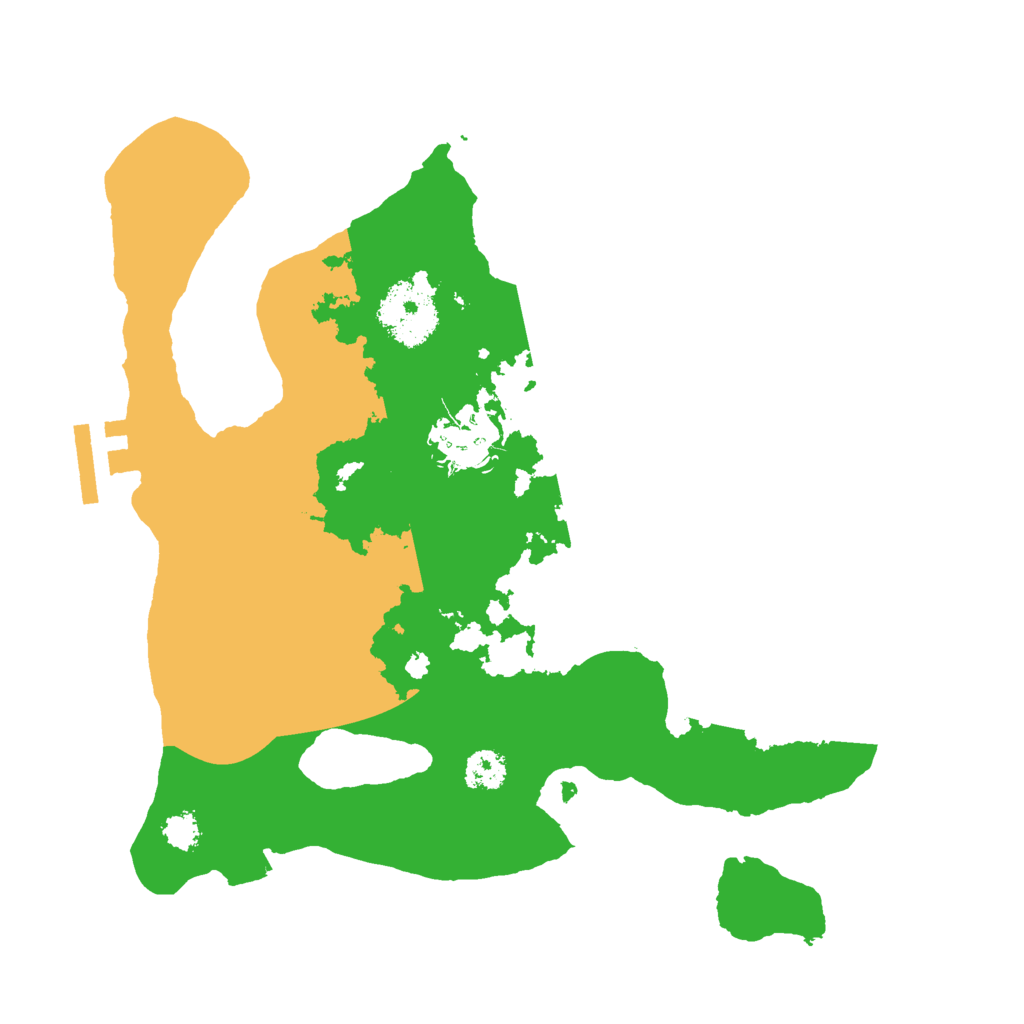 Biome Rust Map: Procedural Map, Size: 2600, Seed: 787185526