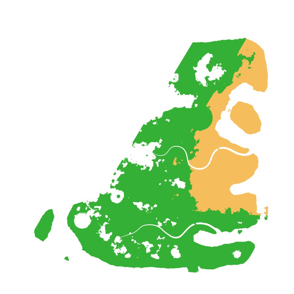 Biome Rust Map: Procedural Map, Size: 3300, Seed: 227270469