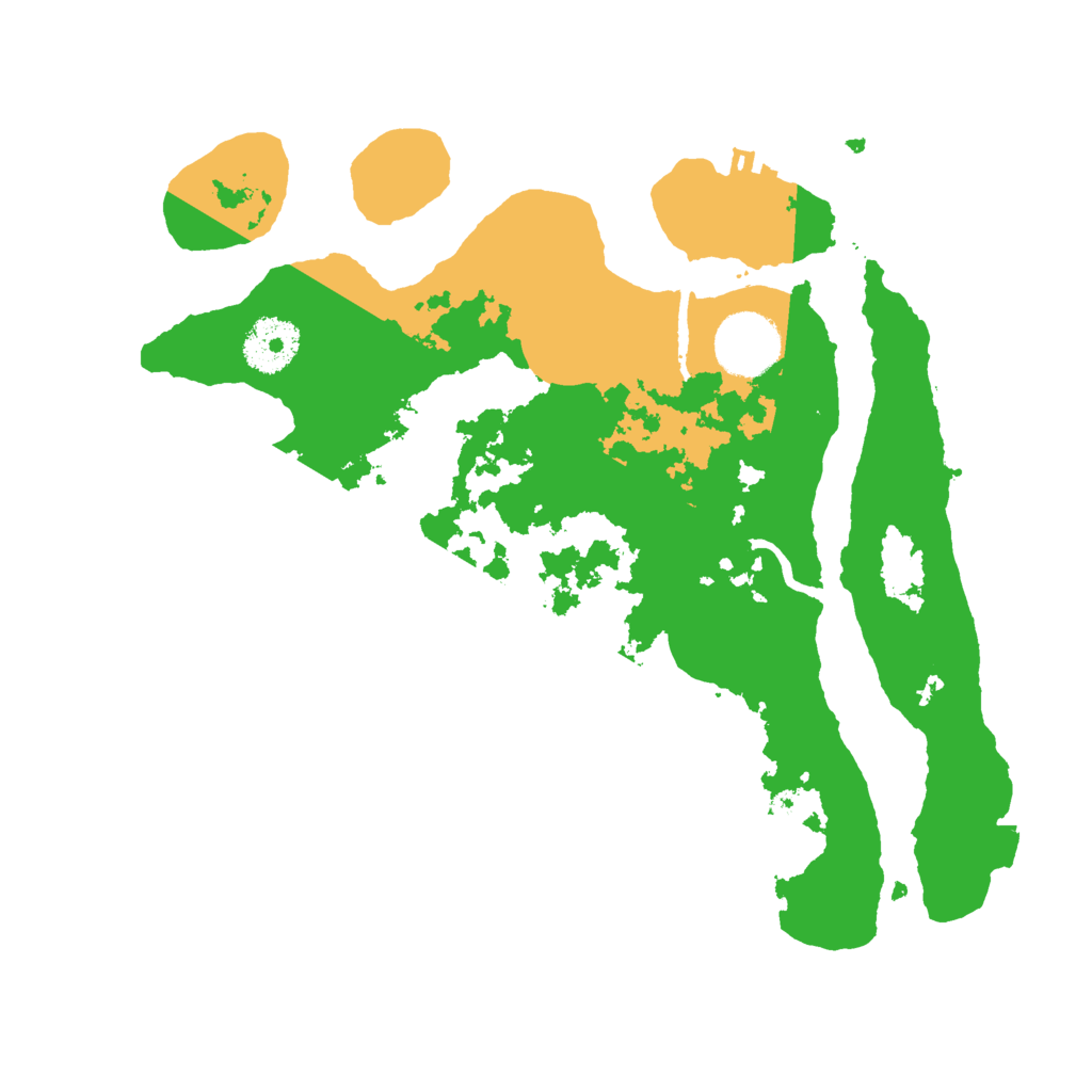 Biome Rust Map: Procedural Map, Size: 3000, Seed: 1415815234