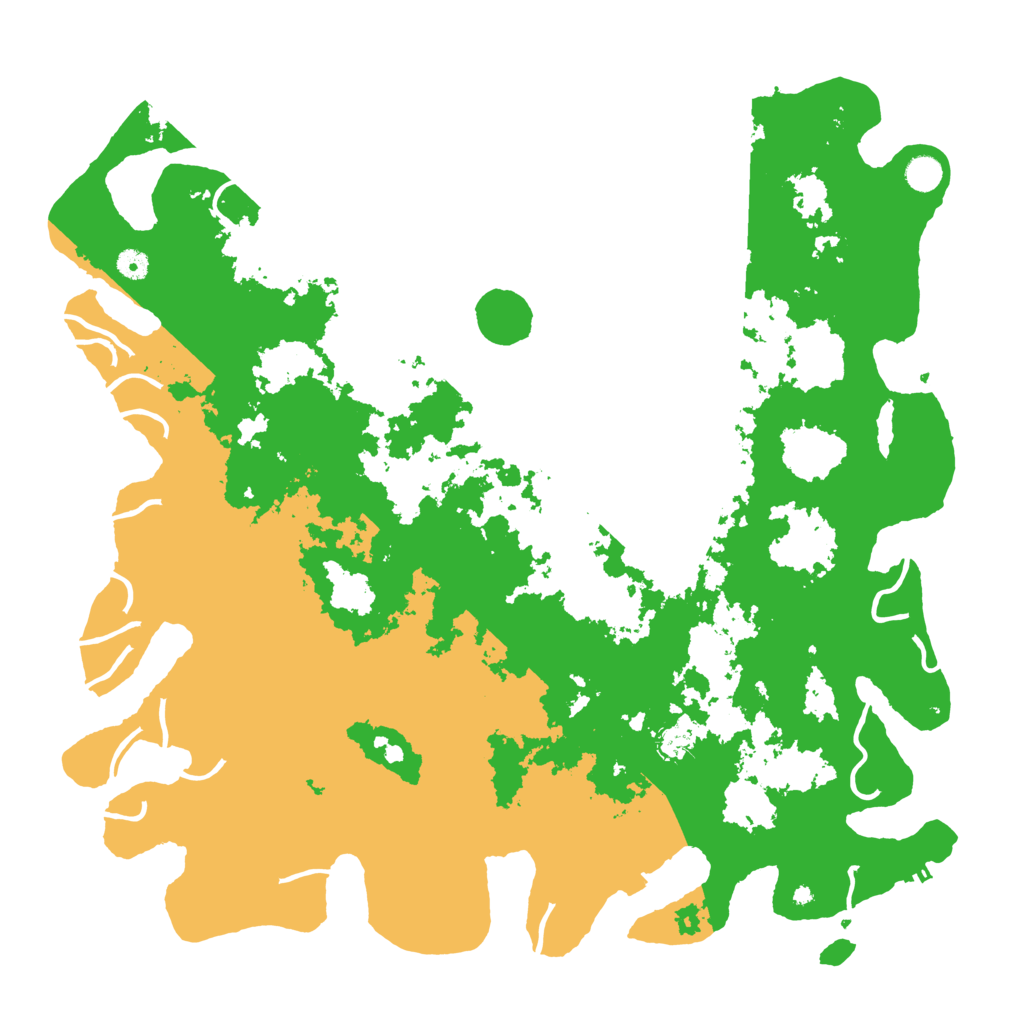 Biome Rust Map: Procedural Map, Size: 5000, Seed: 588881957