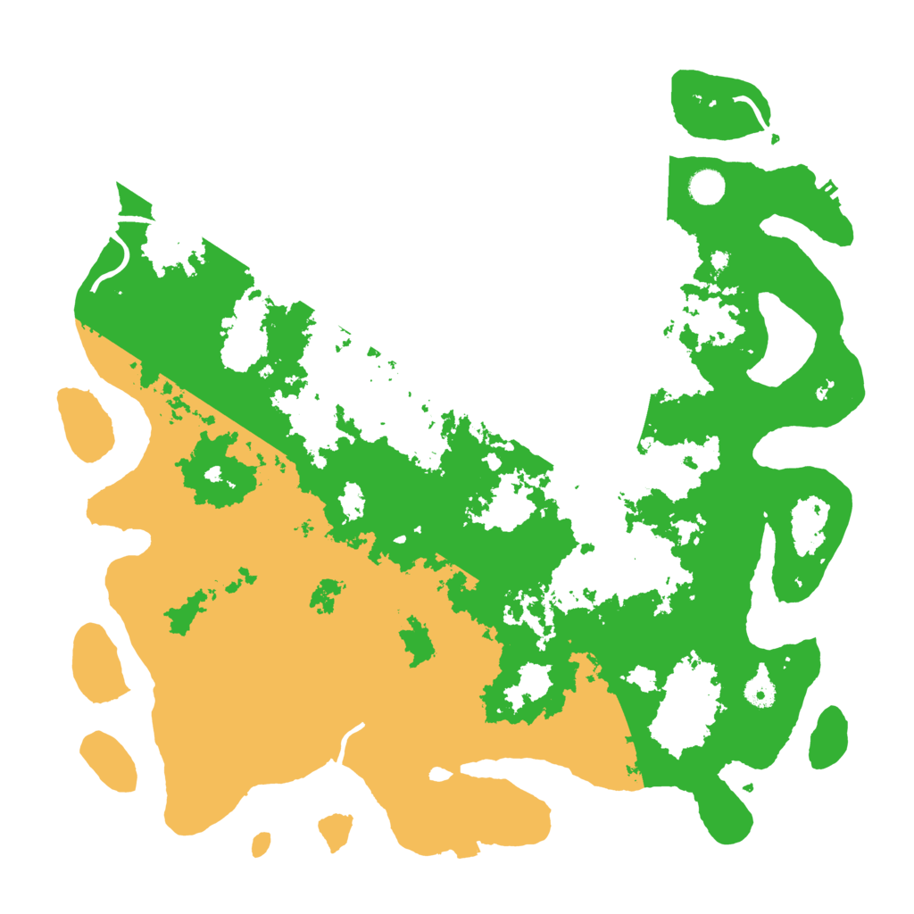Biome Rust Map: Procedural Map, Size: 4500, Seed: 1991804566