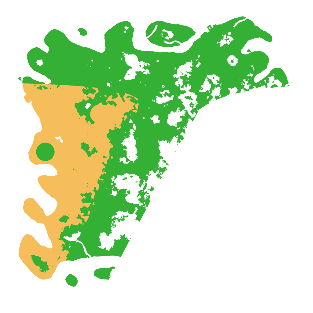Biome Rust Map: Procedural Map, Size: 4500, Seed: 1628077692