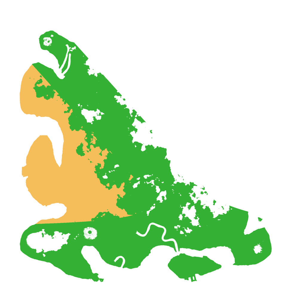 Biome Rust Map: Procedural Map, Size: 3500, Seed: 97437048