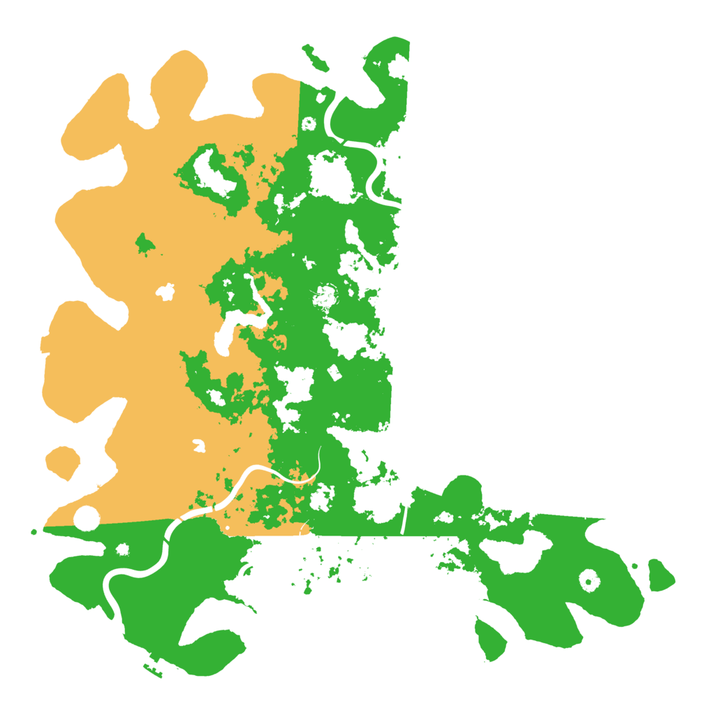 Biome Rust Map: Procedural Map, Size: 5000, Seed: 801669452
