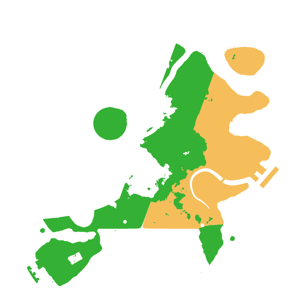 Biome Rust Map: Procedural Map, Size: 2500, Seed: 1102113066