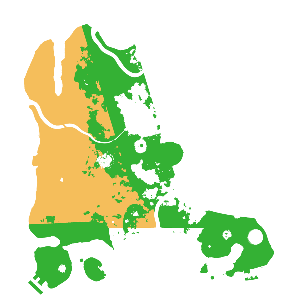 Biome Rust Map: Procedural Map, Size: 3500, Seed: 1926980067