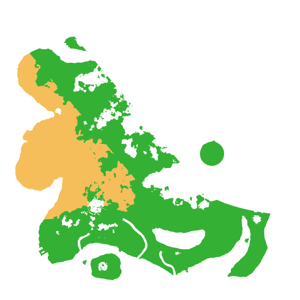 Biome Rust Map: Procedural Map, Size: 3333, Seed: 16934