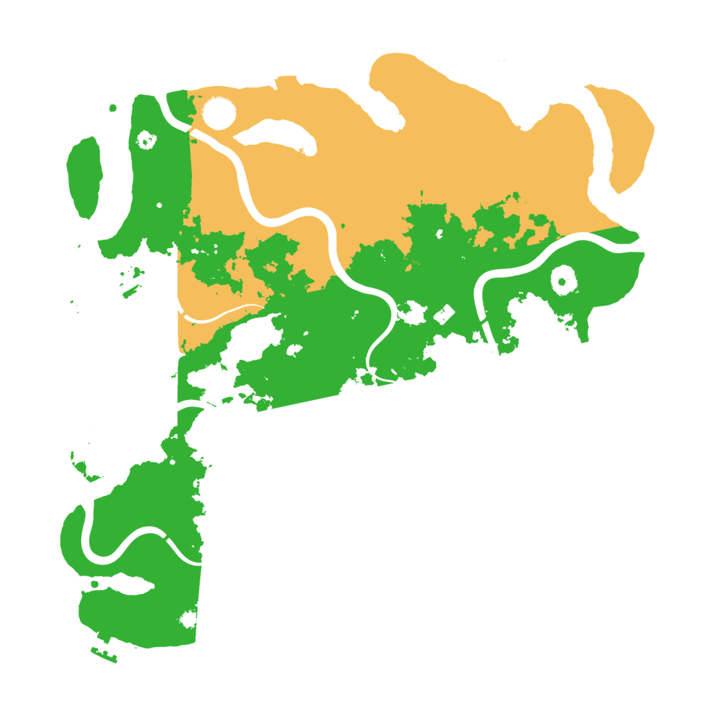 Biome Rust Map: Procedural Map, Size: 3800, Seed: 98849607