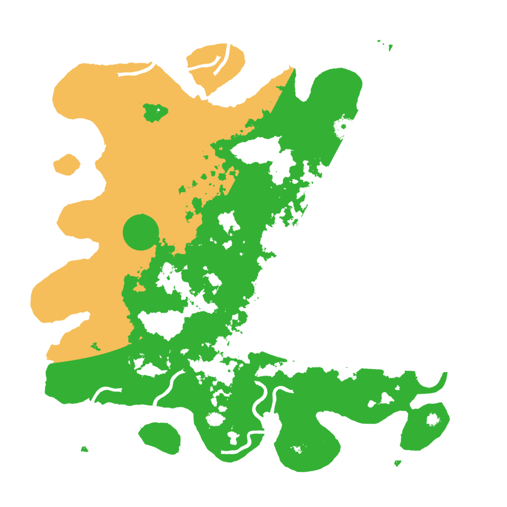 Biome Rust Map: Procedural Map, Size: 3700, Seed: 528363350