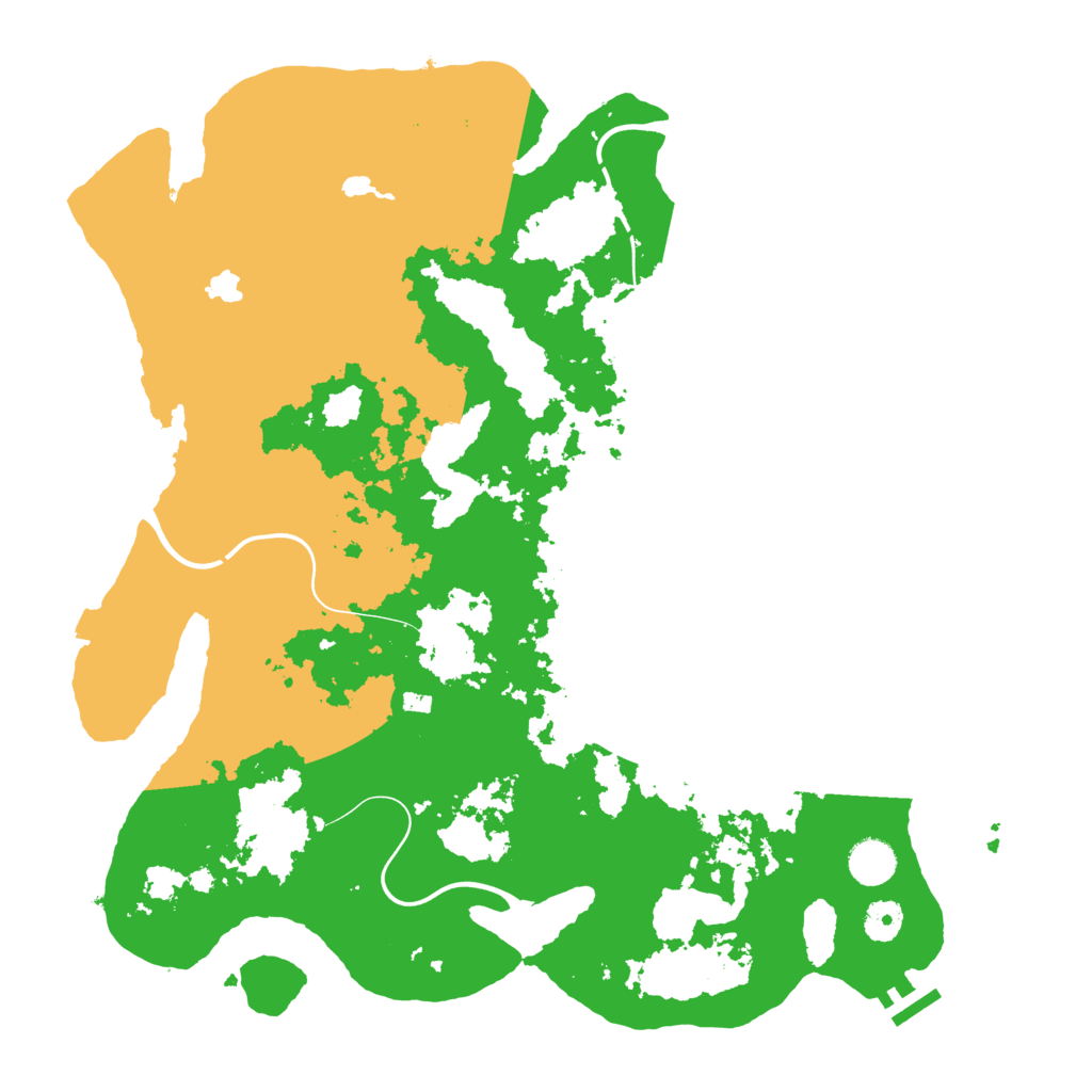 Biome Rust Map: Procedural Map, Size: 4096, Seed: 1402003080