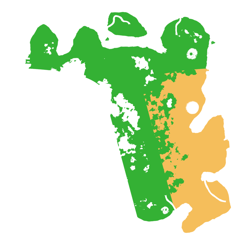 Biome Rust Map: Procedural Map, Size: 3500, Seed: 48789173