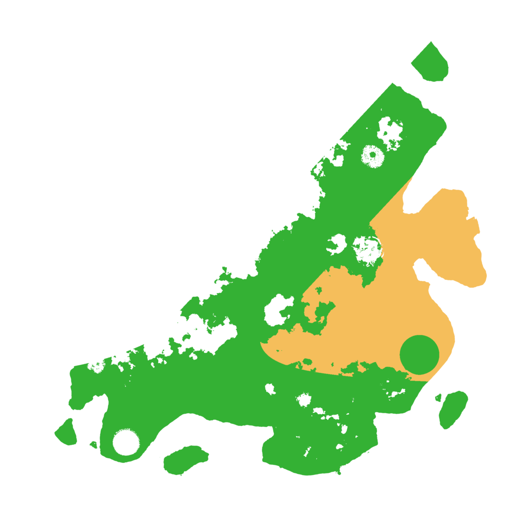 Biome Rust Map: Procedural Map, Size: 3500, Seed: 756168747