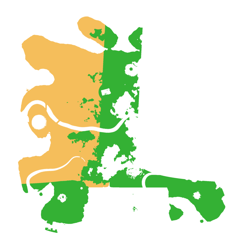 Biome Rust Map: Procedural Map, Size: 3000, Seed: 1439078475