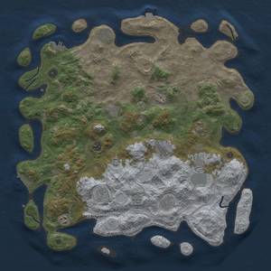 Thumbnail Rust Map: Procedural Map, Size: 4500, Seed: 647757358, 19 Monuments