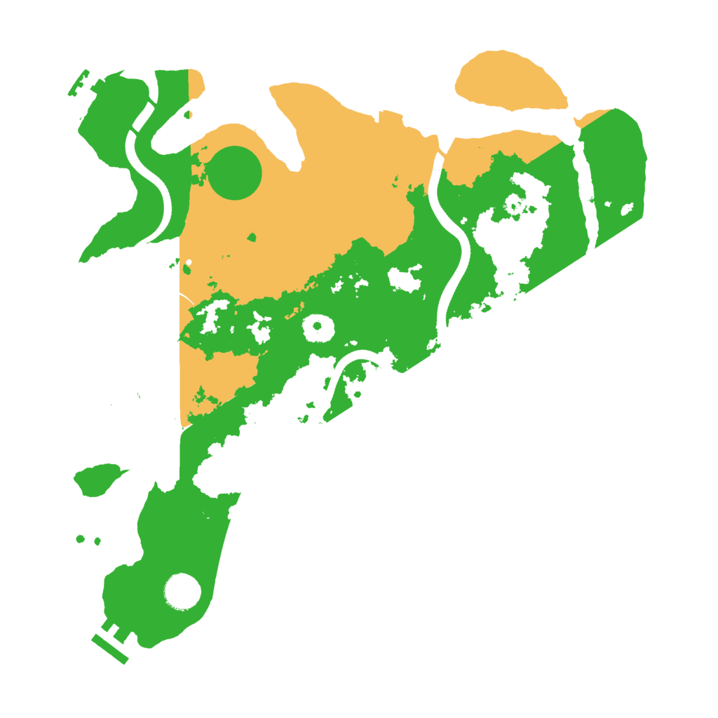 Biome Rust Map: Procedural Map, Size: 3500, Seed: 1436944428