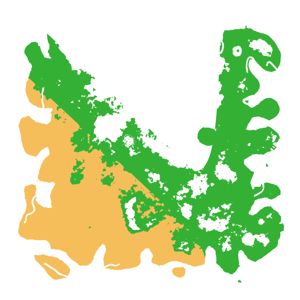 Biome Rust Map: Procedural Map, Size: 4500, Seed: 1800323357